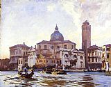 John Singer Sargent Famous Paintings - Palazzo Labia and San Geremia Venice